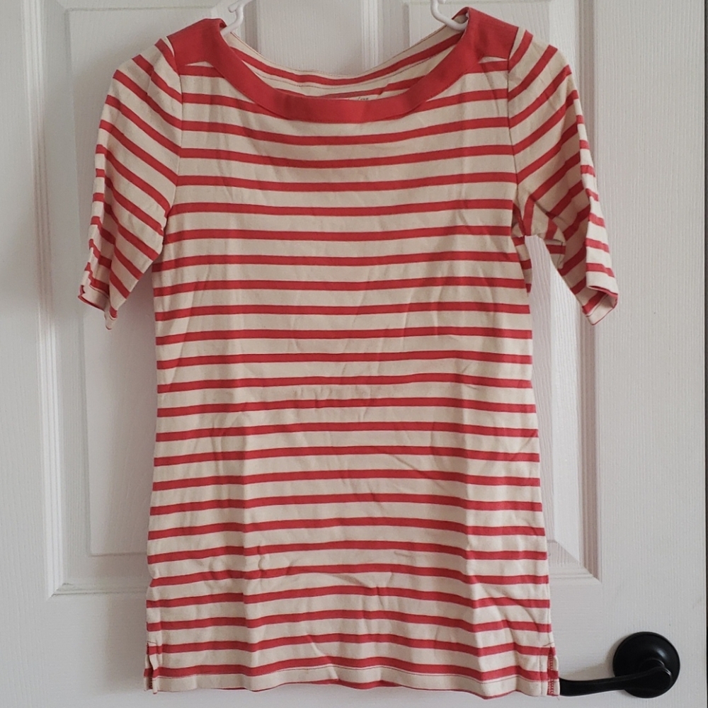 Talbots Striped Weekend Tee